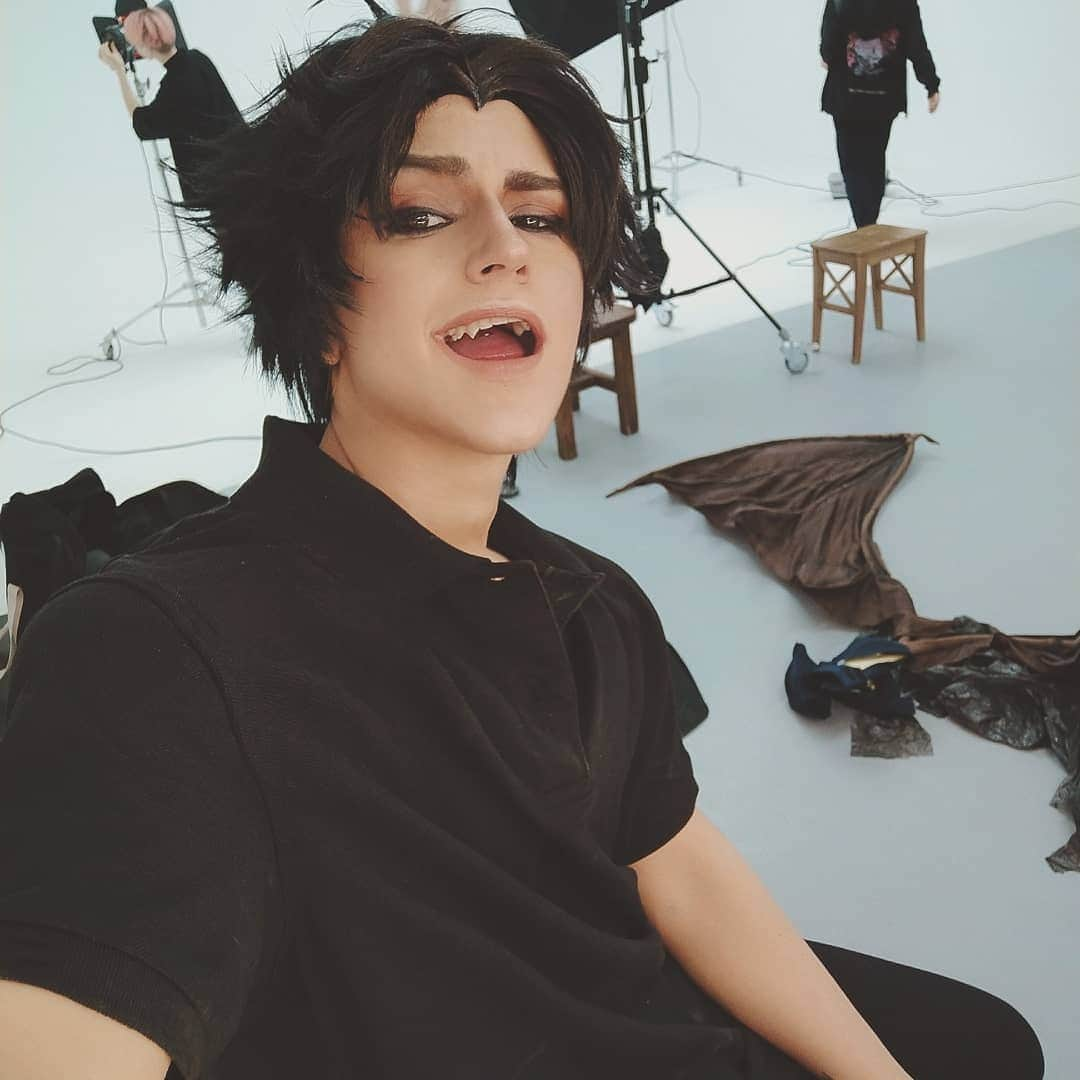 Gesha Petrovichさんのインスタグラム写真 - (Gesha PetrovichInstagram)「Crybaby #akirafudo  comeback with hotty #Sirene  Wigs @geshacos Helps @meffyj  and @diemaru #Devilman #devilmancrybaby #devilmancosplay #cosplay」4月28日 23時52分 - petrovichgesha