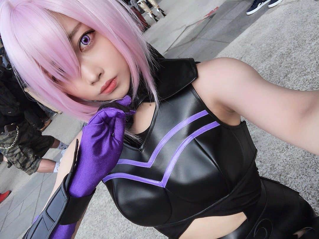 西井綾音さんのインスタグラム写真 - (西井綾音Instagram)「. ニコ超2日目💜 Fate/Grand Order マシュ・キリエライト . 撮影ありがとうございました💜 . . . . Please follow me 💓💓 . . . . . . . . #マシュ #フェイト #コスプレ #コスプレイヤー #インスタグラビア #マシュキリエライト  #グラビア #ニコニコ超会議  #cosplay  #cosplaygirl #cosplayer  #FGO #fategrandorder #idol  #fatecosplay #animecosplay #kawaii #kawaiigirl  #coser #japanesegirl #model #anime  #otaku  #lfl #likeforfollow #l4l #角色扮演  #粉我 #动漫 #코스프레」4月29日 0時03分 - atatadayo