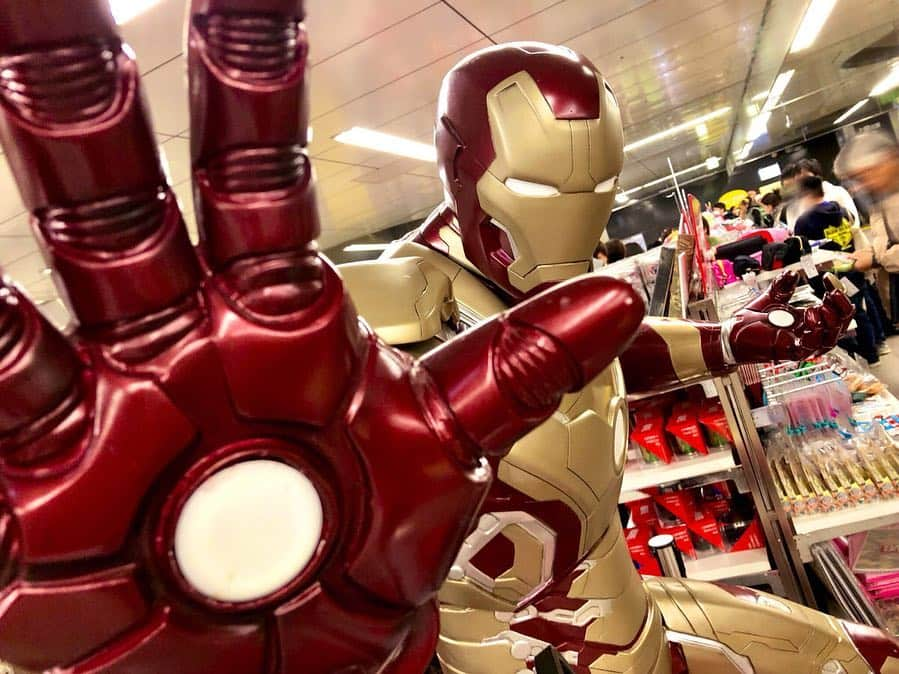 相沢梨紗さんのインスタグラム写真 - (相沢梨紗Instagram)「秋葉原駅にて . . . #ironman #avengers #avengersendgame #tokyo #akihabara #akihabarastation」4月29日 1時38分 - risacheeese