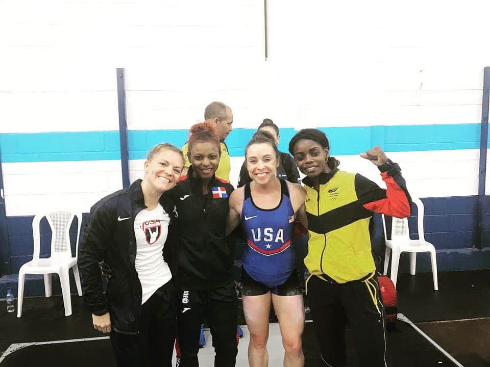 モーガン・キングのインスタグラム：「How do you become the best athlete you can possibly be? Easy. Compete against the best. I am incredibly grateful that i have gotten to compete with these girls over the years. Their dedication to the sport is never lost on me while I am training. I continue to push myself everyday in the gym knowing that they are doing the same. • Competition does not need to be mean spirited thing. Too many times we think there’s drama behind every situation because we love the gossip. True athletes in their craft understand that having people that push you will only make you better and become the athlete you’ve always wanted to do. And what happens if you do fall short? You know without a doubt in your mind that you have done everything you could have possibly done to win. It definitely is a hard concept to grasp but I promise you, it’s the journey and the pursuit of excellence that drives us all, not the destination. • • • #teamusa #panamchampionships #weightlifting #guatemala #usaw #powerandgraceperformance #bronzemedalist #silvermedalist #goldmedalist #rivalry #pushyourlimits」