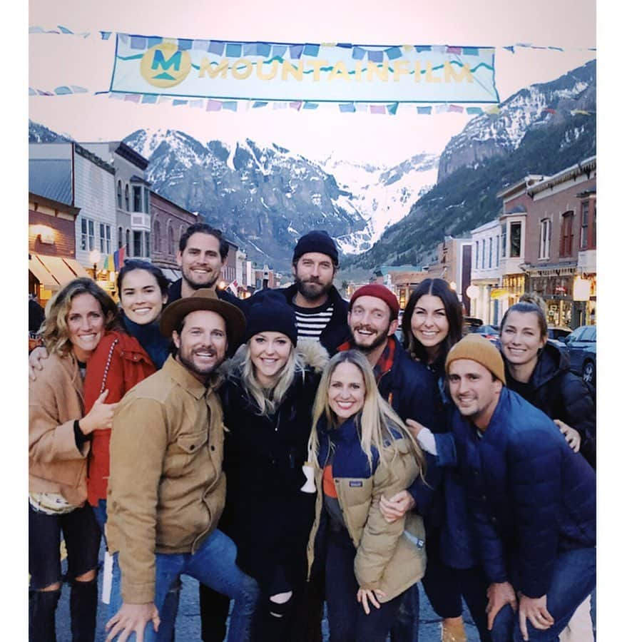 ライアン・ハンセンのインスタグラム：「First time to Telluride and it did not disappoint. Such a magical place with these magical people. #mountainfilm2019 #telluthere」