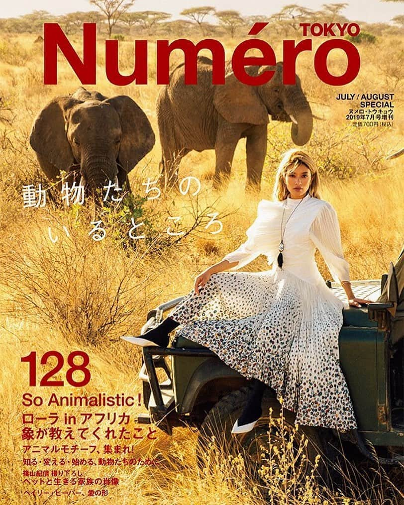 ローラさんのインスタグラム写真 - (ローラInstagram)「The newest issue of @NumeroTokyo is out🐘♥️🌍 @Tiffanyandco #Savetheelephants #Savetheanimals #WeAreAllFamily #象牙 #印鑑」5月28日 8時03分 - rolaofficial