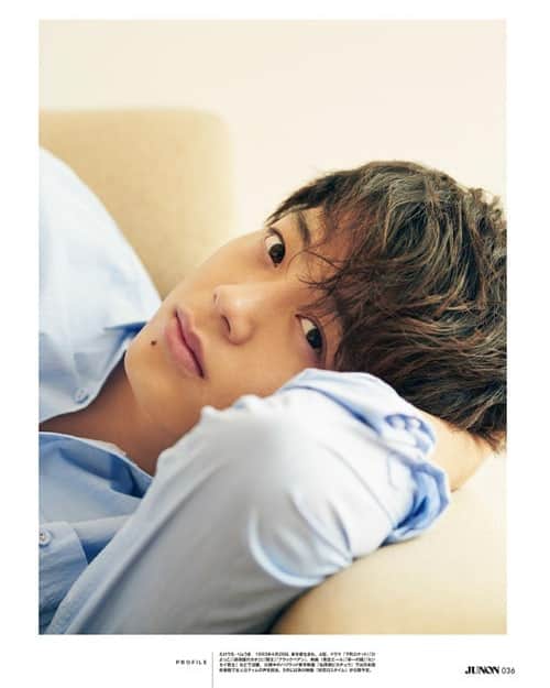のインスタグラム：「Takeuchi Ryoma - JUNON 2019 July @takeuchi_ryoma 💚」