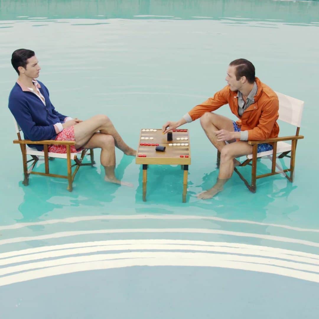 ハケットのインスタグラム：「Summer is coming. Time to cool down by the poolside with our Summer collection. #Hackett #SummerCollection」