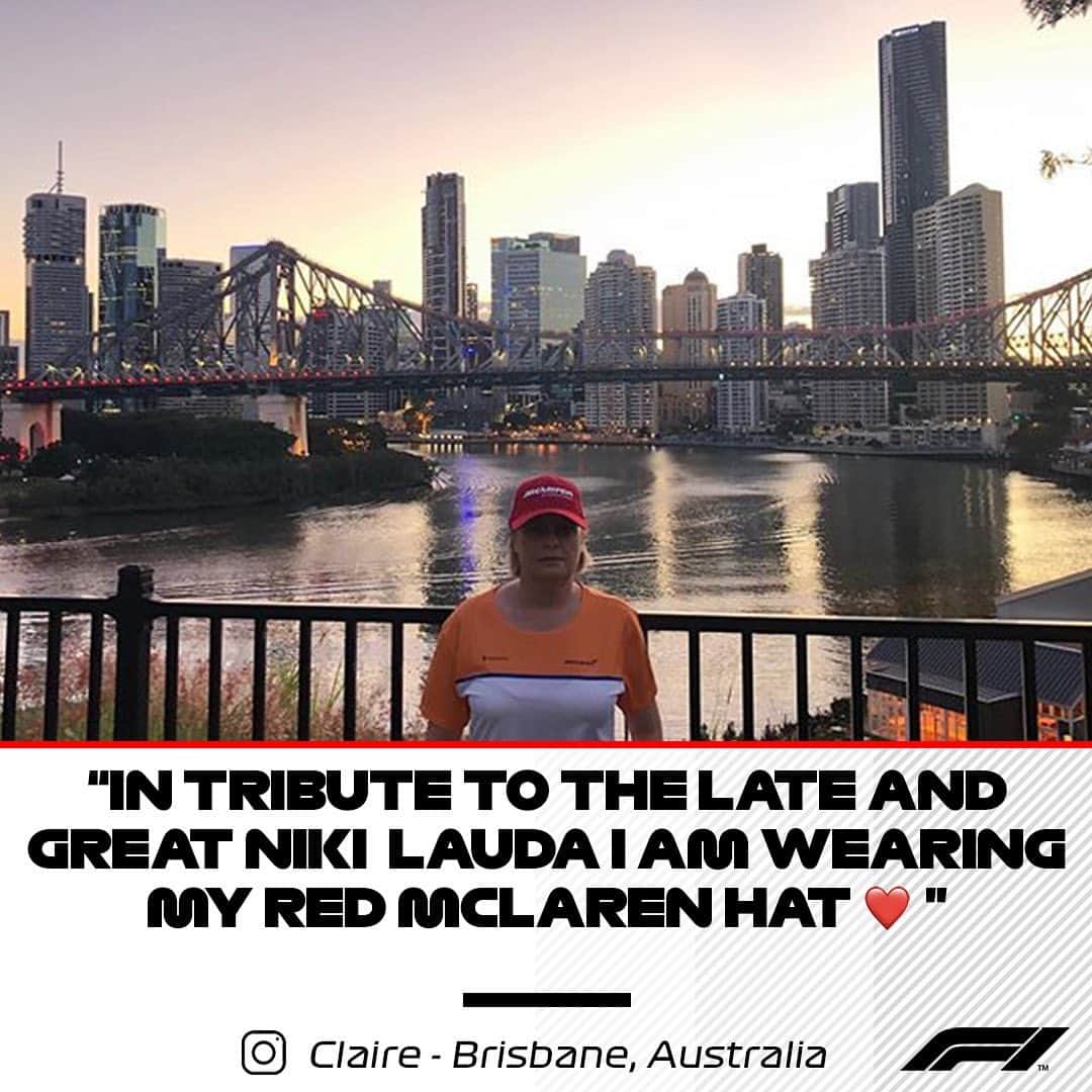 F1さんのインスタグラム写真 - (F1Instagram)「Thank you to everyone from across the world who grabbed a red cap in tribute to our three-time world champion, Niki Lauda #ForNiki ❤️」5月28日 2時36分 - f1