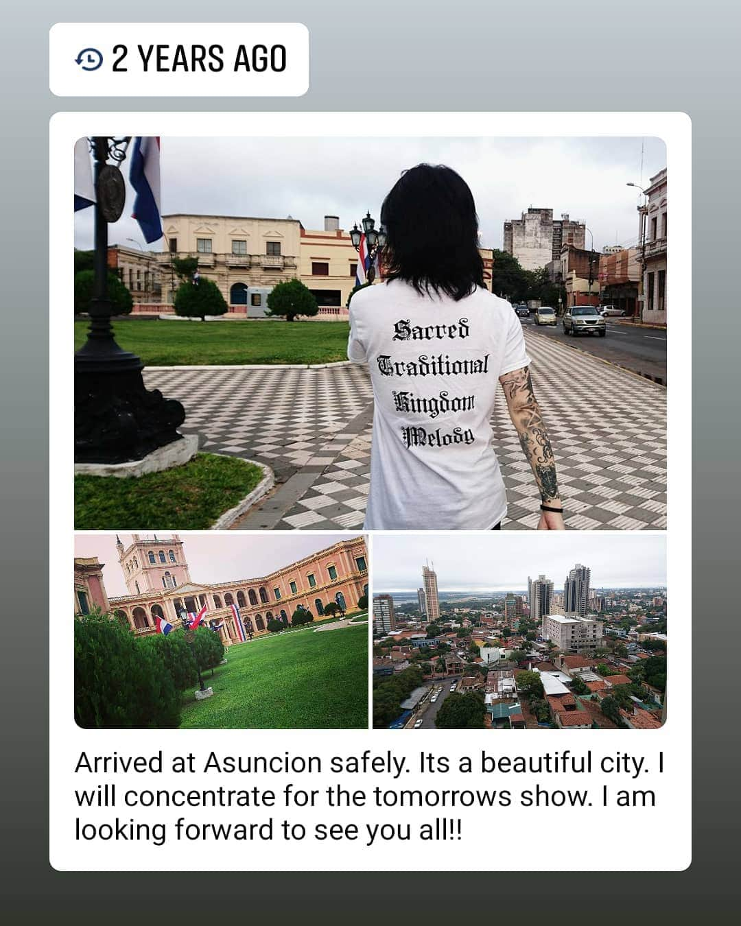 砂月さんのインスタグラム写真 - (砂月Instagram)「FB reminds me that 2years ago today, I was in Asuncion Paraguay. It was a great memory and still remain that moment brilliantly. See you again someday!  #satsuki #stkm #sacredtraditionalkingdommelody #beyourself #higherself #asunción #paraguay #memory」5月28日 8時26分 - satsukiofficial