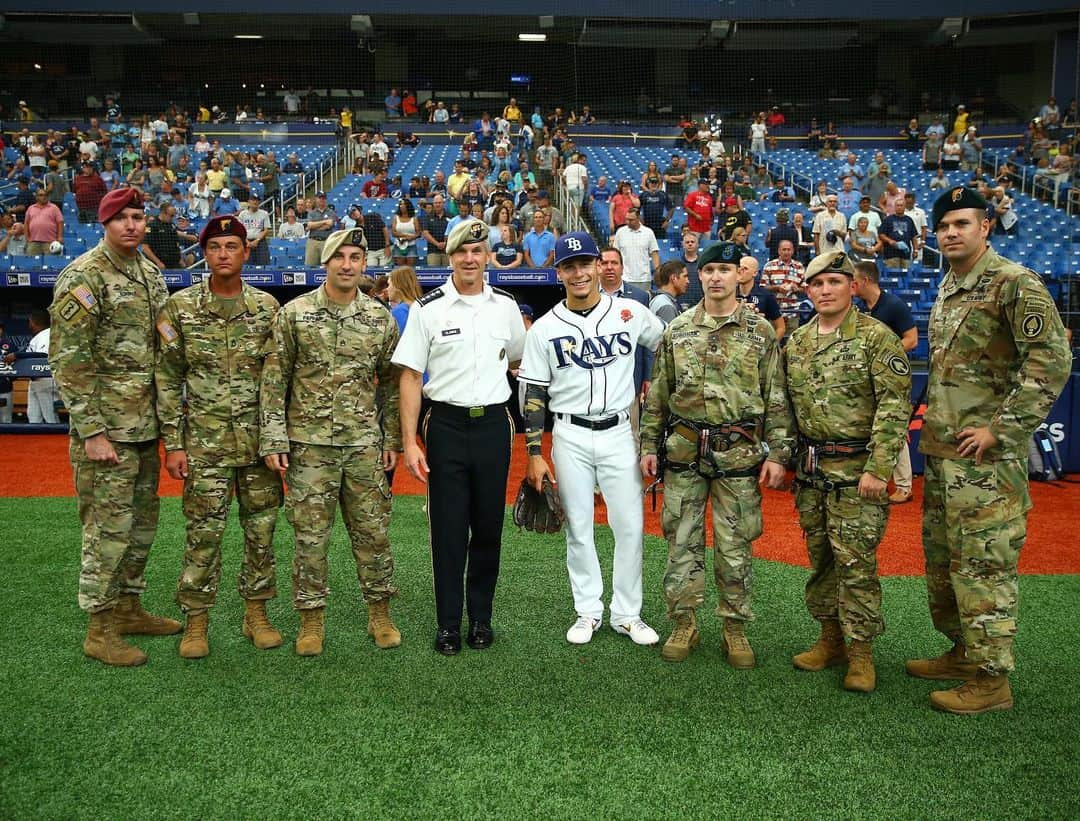 タンパベイ・レイズさんのインスタグラム写真 - (タンパベイ・レイズInstagram)「A day to honor and remember at the ballpark. 🇺🇸」5月28日 8時25分 - raysbaseball