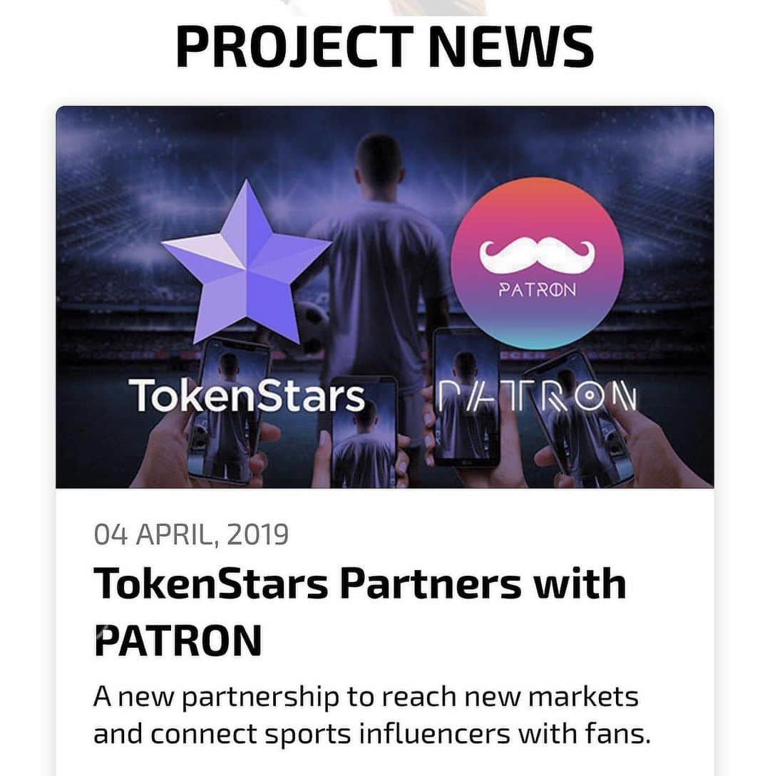 久積篤史のインスタグラム：「Partners with "#TokenStars" to Reach New Markets and Connect Sports Influencers with Fans and Sponsor!! ▶︎ https://link.medium.com/eTXC0dTs2W . . #TokenStars（トークンスターズ）とは？ プロスポーツやアーティストといった業界で活躍する、 「光り輝く個人」をトークナイズ化したスターマネージメントプラットフォームが、トークンスターズです。 @tokenstars ( https://tokenstars.com ) . 日本国内だと類似サービスとしてVALUなどが一見受けられますが、TokenStarsは興行としてある一定の実績を持つセレブリティやプロスポーツ選手を対象としています。TokenStarsでは未来のスターを育成するための支援も行っています。ACEトークンを購入すれば、対象のプロスポーツ選手やミュージシャンやアーティストなどへの支援が行えます。未来のスターへの投資が、購入型クラウドファンディングのルールやトークンやコミュニティを介すことによって実現します。テニス、サッカー、eスポーツ、バスケットボール、ホッケー、アクター、ミュージシャンなど、さまざまな分野やジャンルでスターダムへと駆け上がっていく姿を支援することが実現するのです。 . このような構想はPATRONの事業計画書のなかにも、将来必要とされるサービスとして綴られていることではありました。PATRONにあるインフルエンサーをM&A(買収売却/年契約マッチング)する機能が実装されてスケールしていけば、今後はオンライン上でミュージシャンやプロスポーツ選手たちが国境をこえては、ハリウッドにあるエージェント(日本でいう芸能プロダクション)から所属オファーをもらったり、逆にスポンサーの立場にたった場合には、レアル・マドリードやNYヤンキースといった超一流とよばれるクラブやチームとの企業間交渉や選手のトレードや移籍の成立までを一貫して行われることが想定できるのではないか。  など、数多くの仮説を立てては、様々な構想を想い描いていました。  そしてこの度、「TOKEN STARS／トークンスターズ」と共に手を取り合い、互いにブロックチェーン市場発のインフルエンサー関連サービスを提供するスタートアップ企業として、パートナーシップを締結するに至りました。  ありがとう！トークンスターズ😎 . #世は個の時代 #TOKENSTARS  #PATRON  #Partnership #INFLUENCER #Cryptocurrency  #トークンスターズ #パトロン  #Blockchain #STAR #インフルエンサー #kol  #まだイチロー現役だったら投資してみたかったなあ  @patroninfluencer  @hisatsumi」