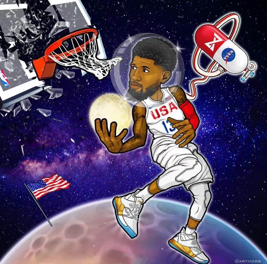 ポール・ジョージのインスタグラム：「Apollo missions @artmobb 🔥🔥🔥」