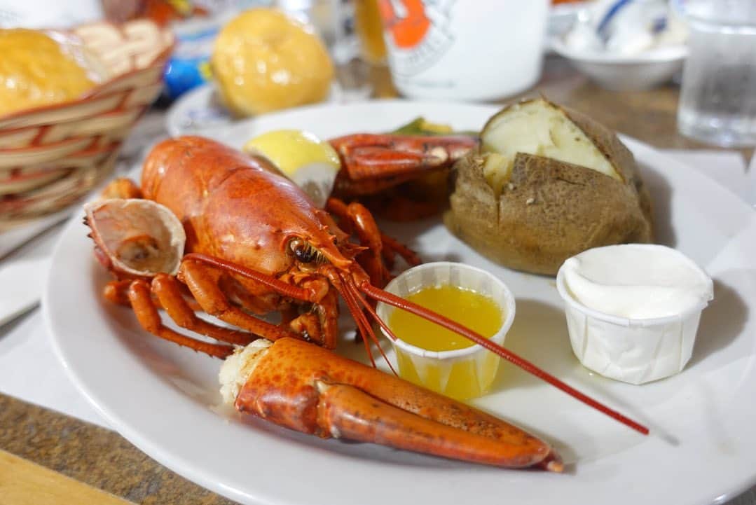 天舞音さらさんのインスタグラム写真 - (天舞音さらInstagram)「おいしかったー！  It was delicious 😋  #PEI #canada🇨🇦 #cavendish #lobster #princeedwardisland」5月28日 5時30分 - sara.amane