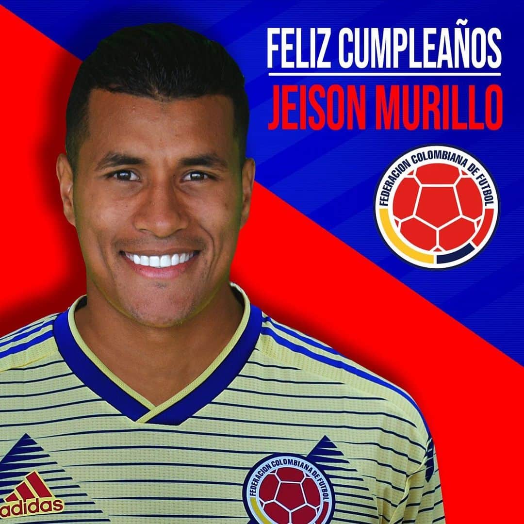 サッカー コロンビア代表チームのインスタグラム：「‪Queremos desearle un feliz cumpleaños #️⃣2️⃣7️⃣ a @jeisonmurillo01. ¡Que este nuevo año vengan muchos más éxitos! 👊🏼🇨🇴‬」