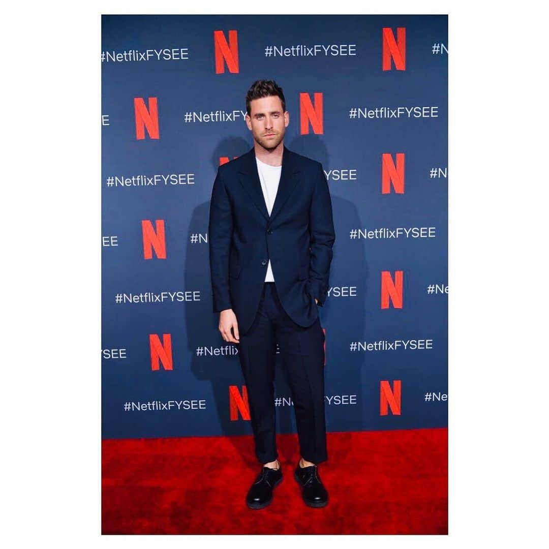 オリヴァー・ジャクソン＝コーエンのインスタグラム：「Smile they said.  Massive thanks to  @acnestudios  @cosstores  @jilsander  @georgecoxfootwear  @freddiespanks for my Lewk @michaelduenas for my Face @benvowles for my Trim @viewpoint.pr for being 👌🏼」