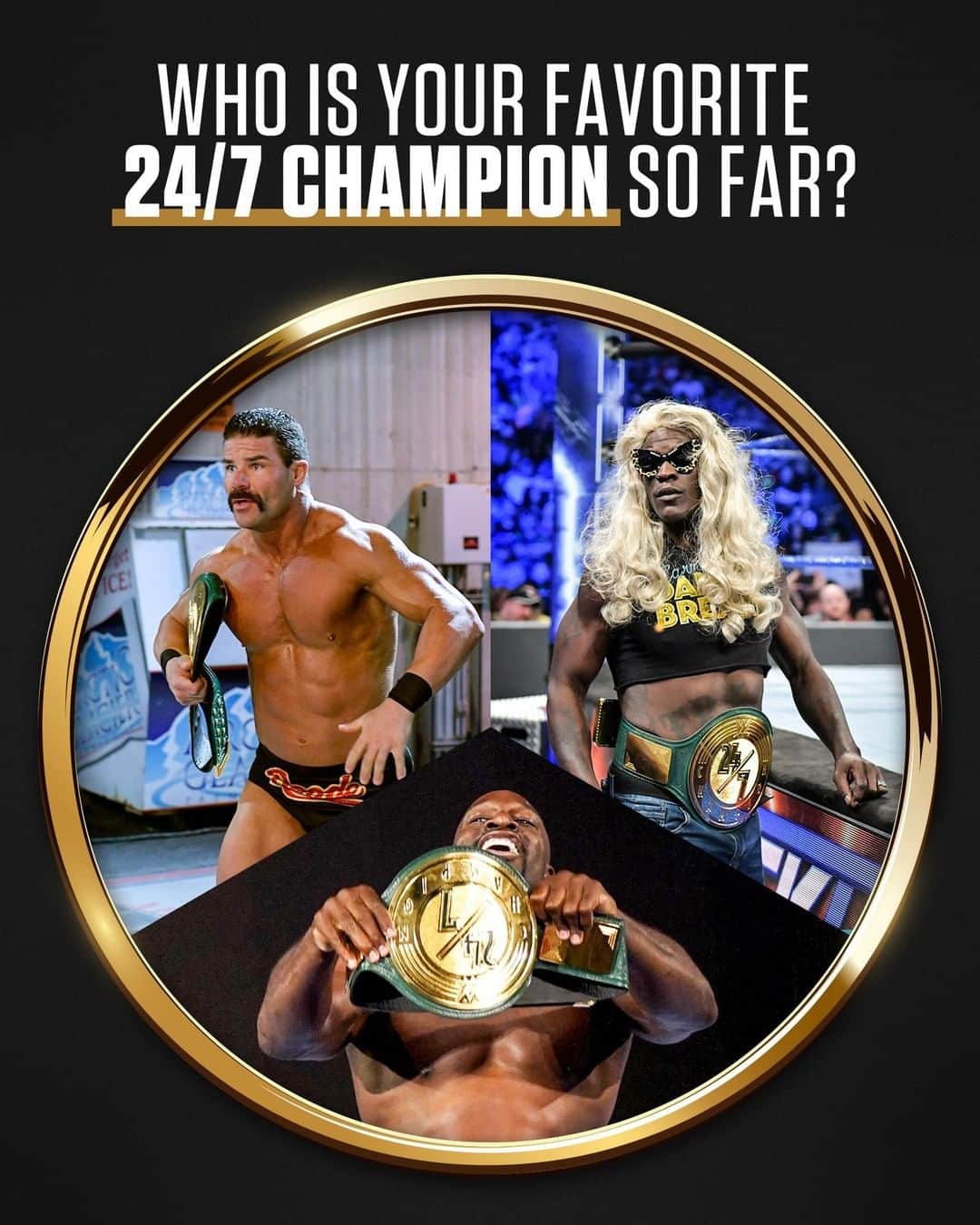 WWEさんのインスタグラム写真 - (WWEInstagram)「Who's your favorite #247Champion so far? #247Title」5月24日 2時00分 - wwe