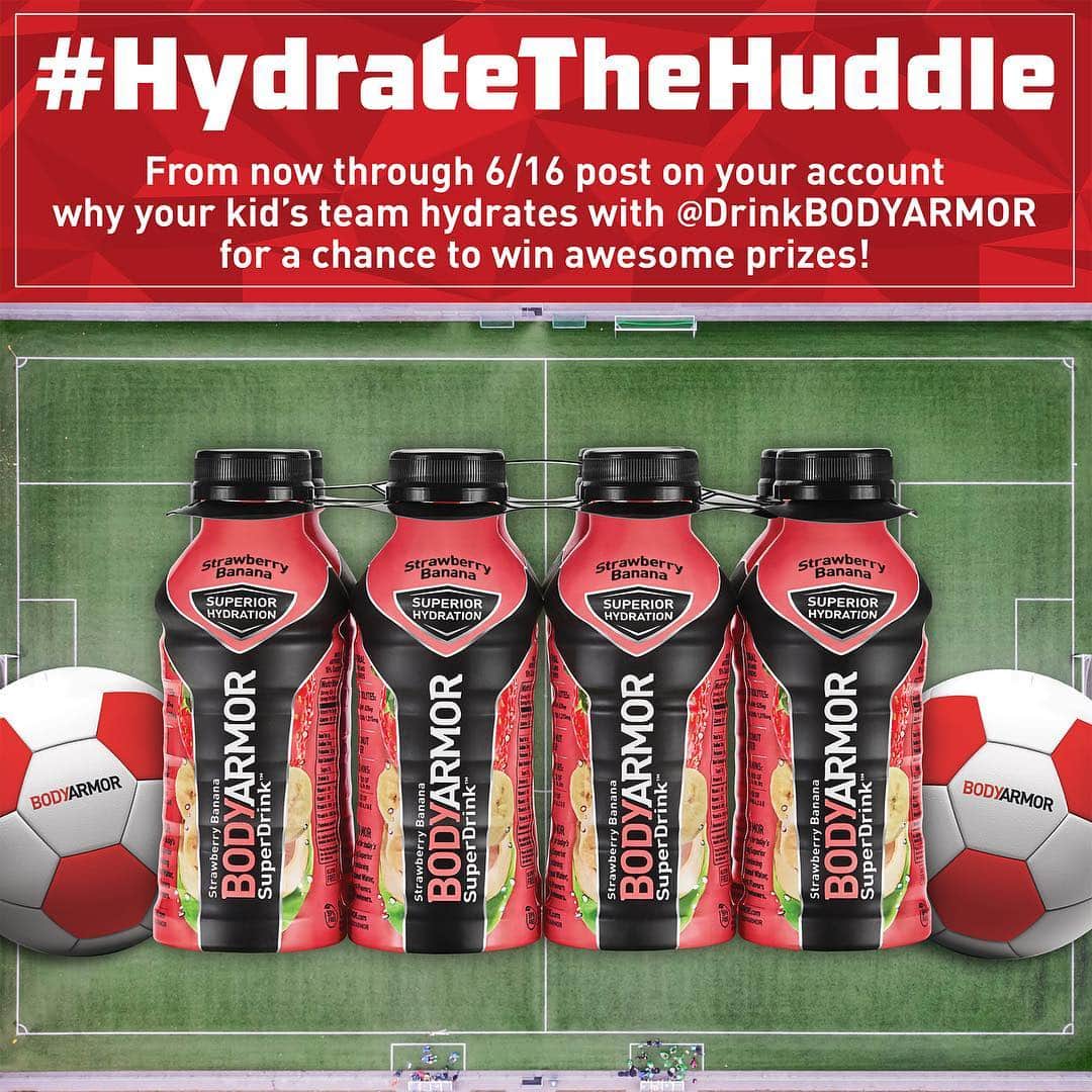 ミーガン・ラピノーさんのインスタグラム写真 - (ミーガン・ラピノーInstagram)「#TBT ABOUT TO GET A HAT TRICK MOOD  Don’t miss out on @DrinkBODYARMOR's #HydrateTheHuddle from now – ‪6/16‬ for a chance to win awesome prizes for your young superstar's team.  How to enter:  1) Post why your kid’s team hydrates with BODYARMOR  2) Tag @DrinkBODYARMOR  3) Use the hashtag #HydrateTheHuddle」5月24日 2時47分 - mrapinoe