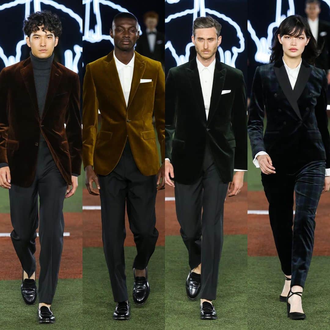のインスタグラム：「Velvet, prep and plaids — oh my. A first look at our Fall/Winter 2019 collection as seen from our runway show in Tokyo.  Styled by: @jimmooregq  #BrooksBrothersTokyo #FW19 #BrooksBrothers #IvyStyle」