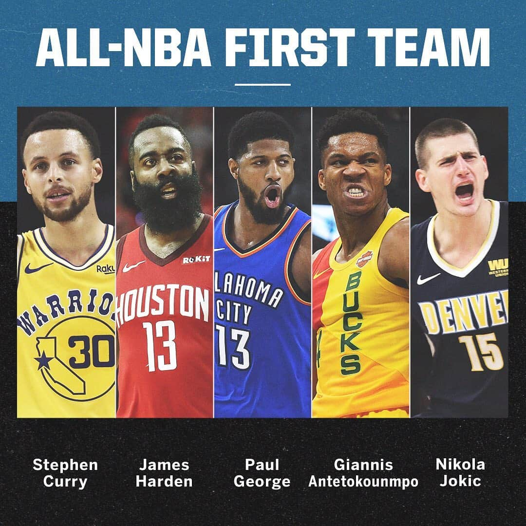 espnさんのインスタグラム写真 - (espnInstagram)「The All-NBA teams have been announced! Swipe ➡️」5月24日 3時11分 - espn