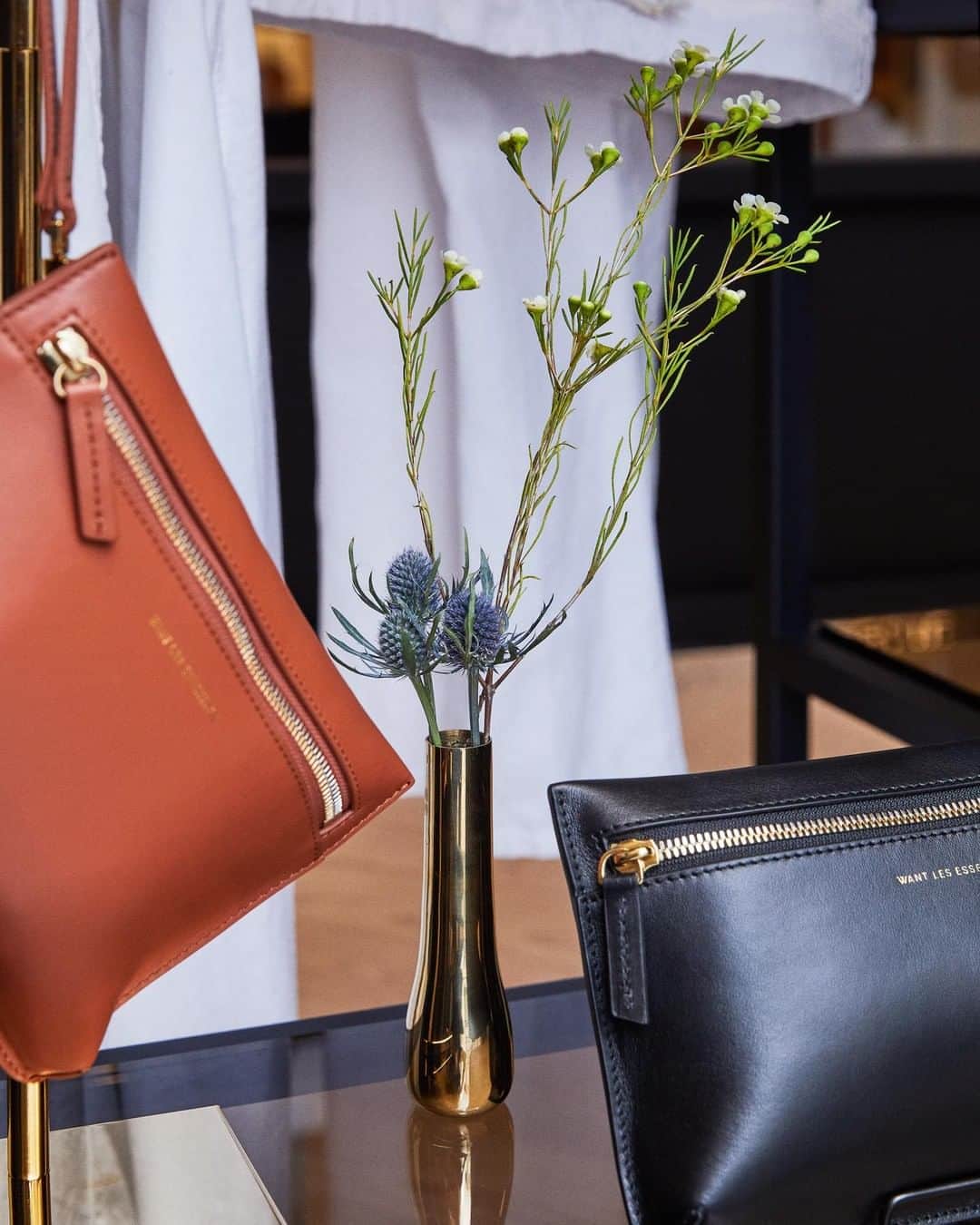ウォントのインスタグラム：「The summer essential Castillo bag at @wantapothecary✨ Shop our collection at your local shop or at WANTApothecary.com. — #wantlesessentiels #wantapothecary #summer #fashion」