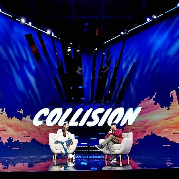 スティーヴ・アオキさんのインスタグラム写真 - (スティーヴ・アオキInstagram)「Went to the six to have a lil chat w/ my bro @jluber31 @stockx for @collisionconfhq」5月24日 5時30分 - steveaoki