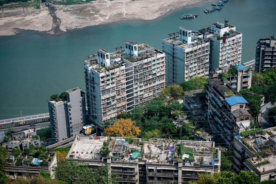 アレックス・メゴスさんのインスタグラム写真 - (アレックス・メゴスInstagram)「Big city life... Chongqing and Shanghai together have far more inhabitants than the whole of Canada.  Buildings as far as you can see.  #stylefirst #carrotsforpower」5月24日 5時50分 - alexandermegos