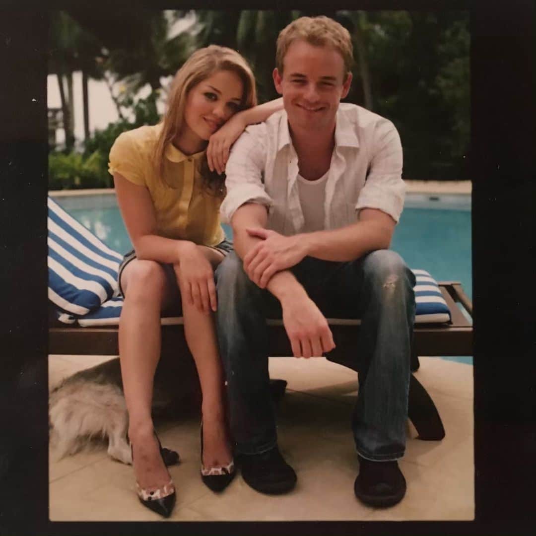 エリカ・クリステンセンのインスタグラム：「Tee, bee, MF’kn tee!  2003 in Puerto Rico with @itschrismasterson working for @mtv. #polaroid #pr」