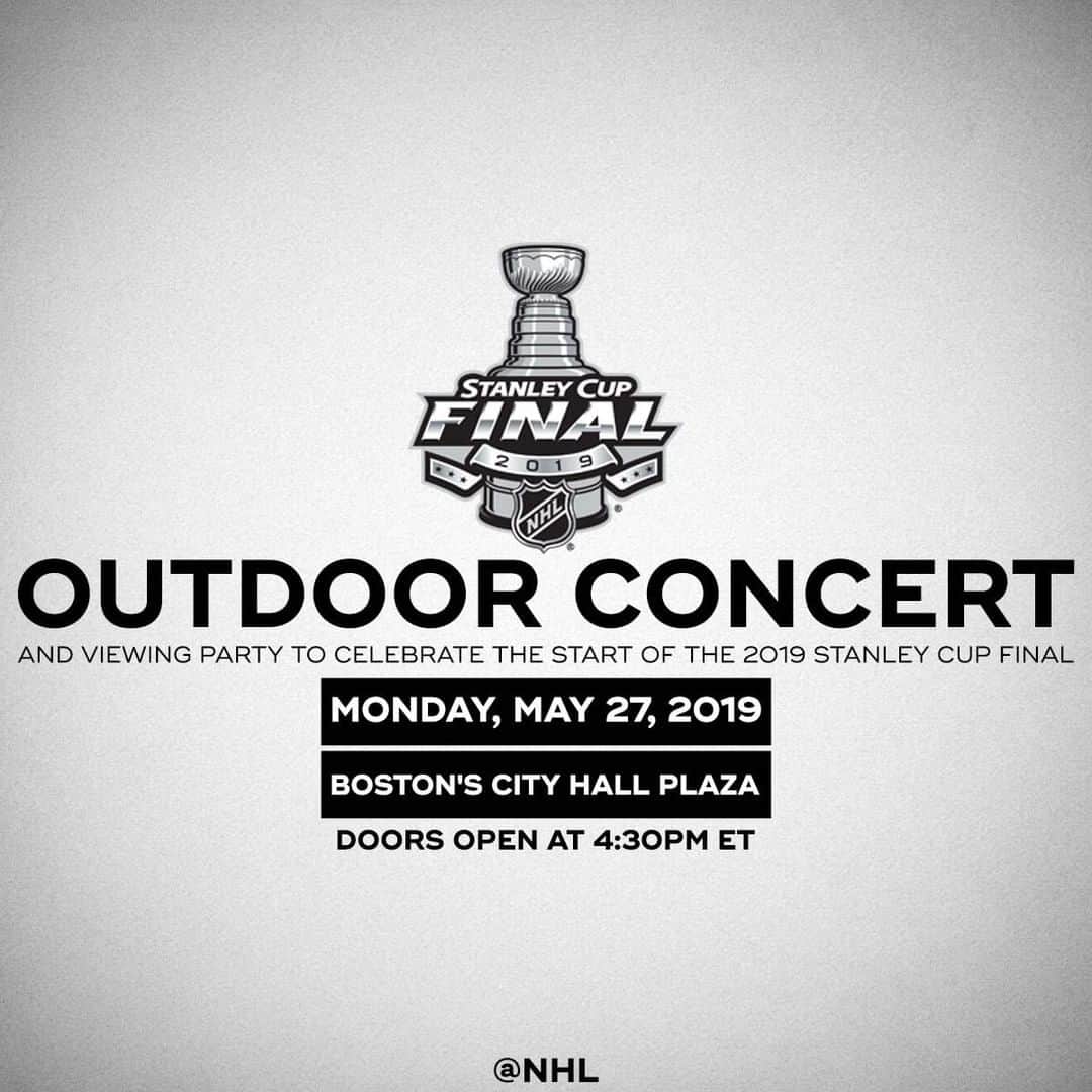 NHLさんのインスタグラム写真 - (NHLInstagram)「We're kicking off the 2019 #StanleyCup Final in style! Stay tuned to see who will perform.」5月24日 6時05分 - nhl