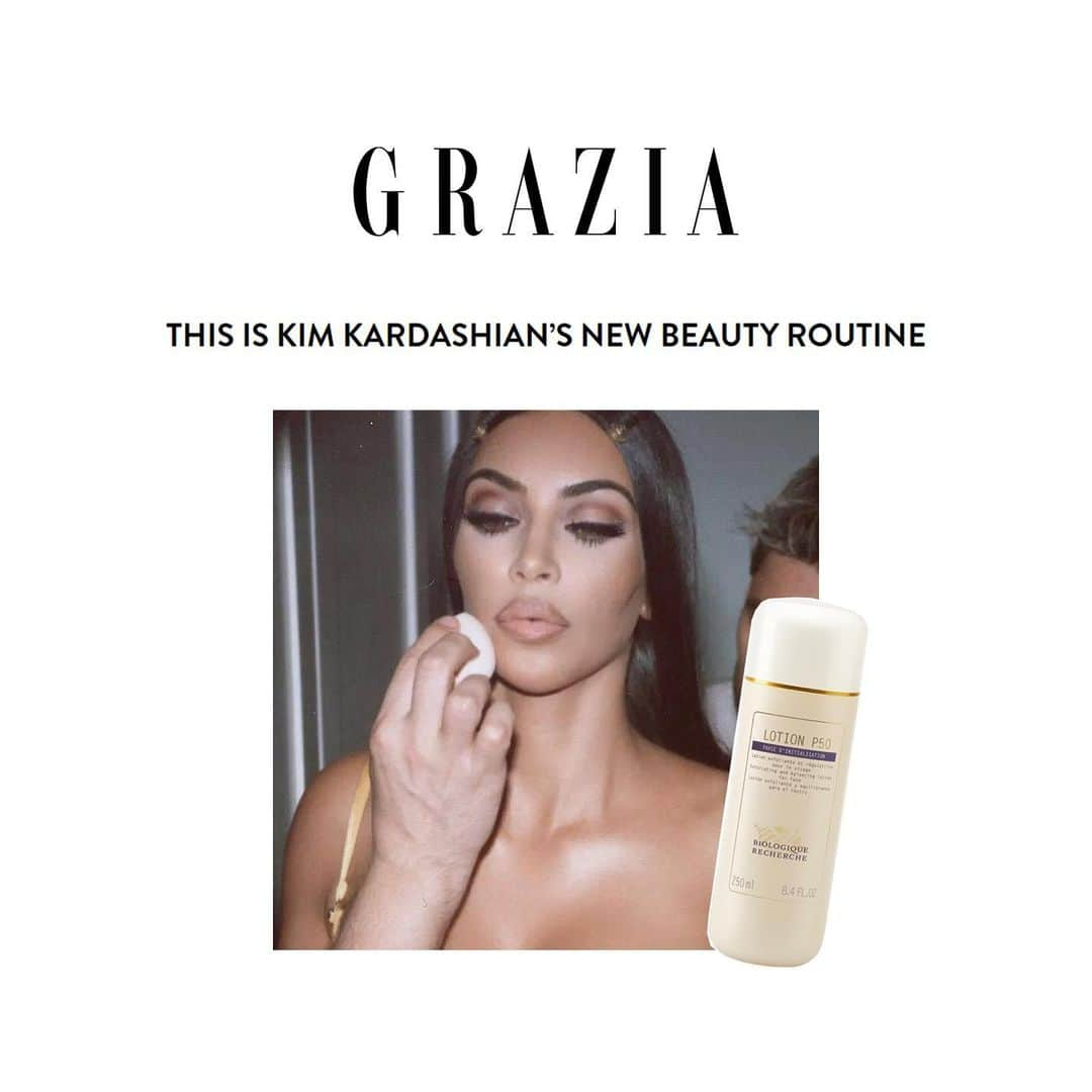 Biologique Recherche USAさんのインスタグラム写真 - (Biologique Recherche USAInstagram)「This week in @grazia "Melanie Grant spills the exact products Kim Kardashian West took home with her after a visit to her LA studio". Indeed, "the world’s biggest beauty queen, @kimkardashian , has a new skincare routine" which was advised by our Australia and LA-based partner @melaniegrantskin  Among her new essentials? Our Lotion P50! Read the entire article through link in bio. • • • #biologiquerecherche #passion #beauty #skin #skincare #facecare #followyourskininstant #buildingbetterskin #skininstant #facecare #grazia #graziaaustralia #kimkardashian #melaniegrantskin #lotionp50 #toner #cleanser #skincareroutine」5月24日 6時56分 - biologique_recherche_usa