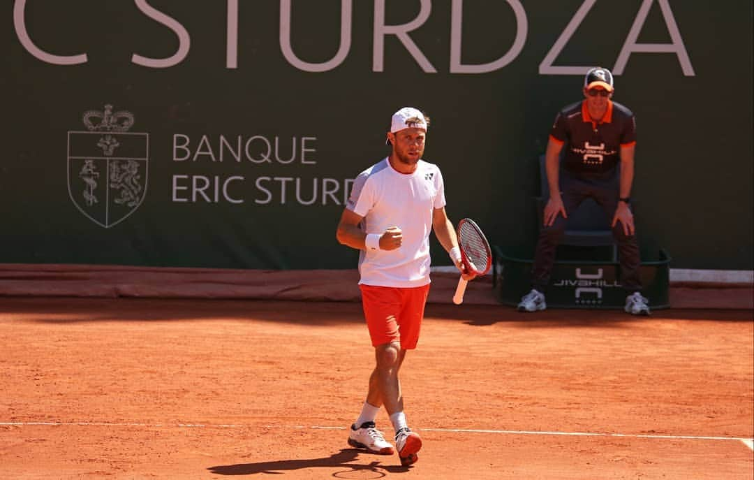 ラドゥ・アルボットさんのインスタグラム写真 - (ラドゥ・アルボットInstagram)「Into the semifinals at @banque_eric_sturdza_genevaopen  Keep it up!  #swiss #tennis #win」5月24日 7時02分 - radu.albot11