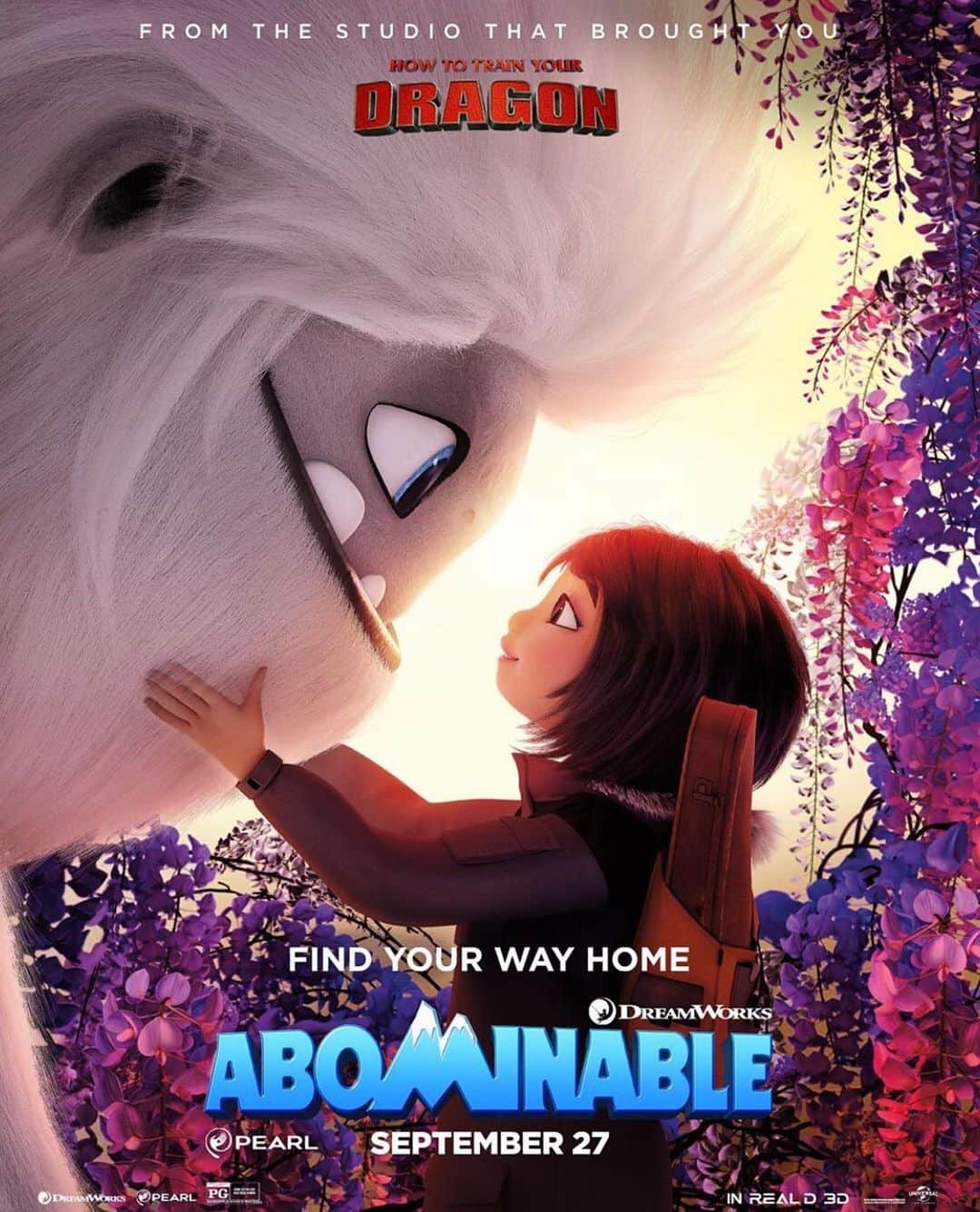 のインスタグラム：「The first trailer and poster for my new film @abominablemovie is HERE! This movie means so much to me. It’s genuinely incredible. And I can’t can’t can’t canttttttttt wait for everyone to see it. You’ll laugh. You’ll cry. You’ll want a yeti as a best friend. You’ll love it. 💕SWIPE TO SEE THE FIRST TRAILER💕#AbominableMovie #dreamworksanimation」