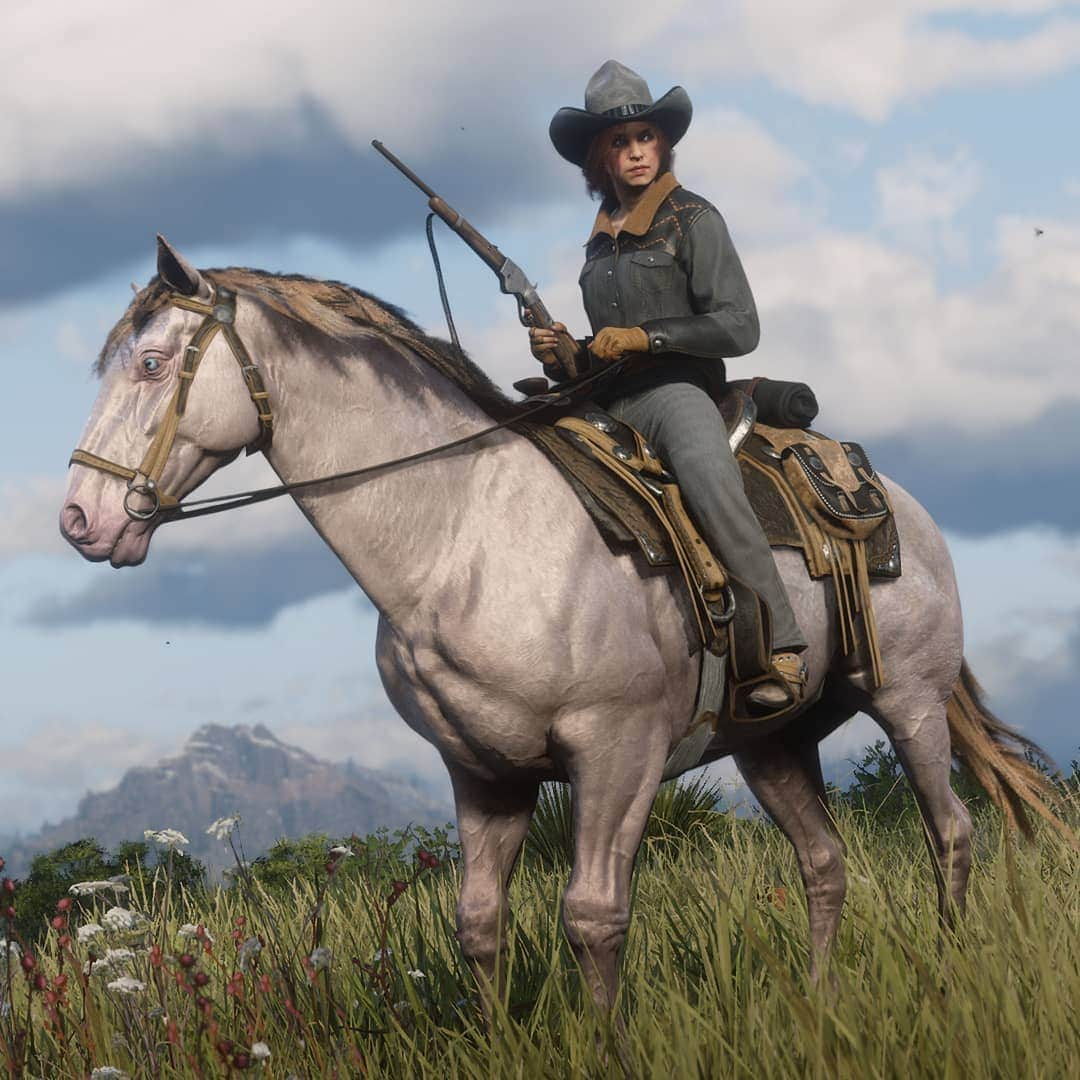 PlayStationさんのインスタグラム写真 - (PlayStationInstagram)「Roam the rugged world of Red Dead Online – no PS Plus membership required to play through May 27. Gear up with a new outfit, saddle, and trusty steed.」5月24日 7時53分 - playstation