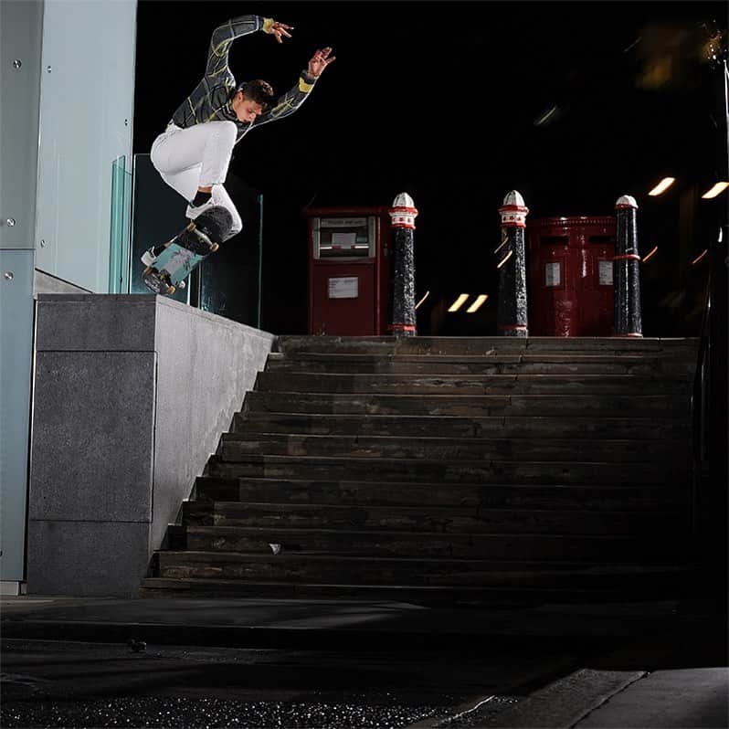 adidas Skateboardingのインスタグラム：「In the light of the night /// We celebrate @blondey’s birthday today with a look back at a hefty slappy 5-0 shot by @mikeomeally 📸.」