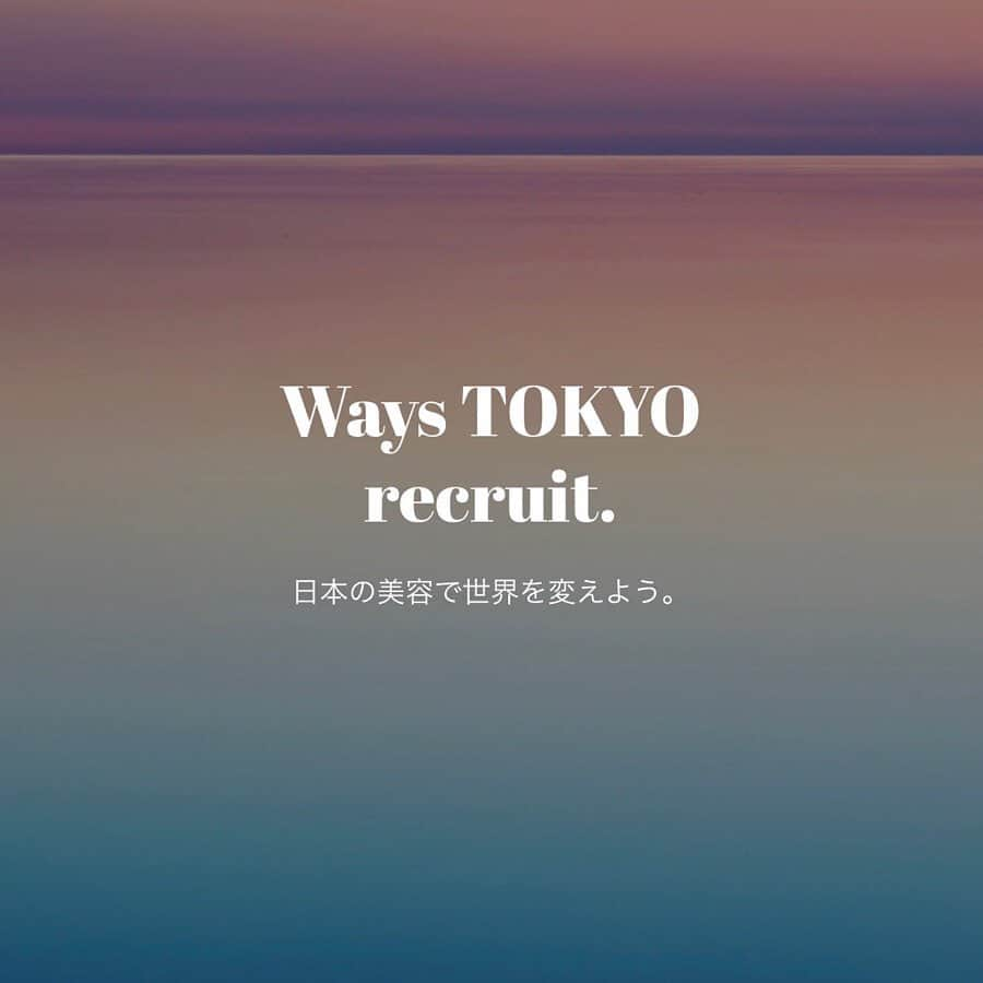 小西涼さんのインスタグラム写真 - (小西涼Instagram)「【Ways TOKYO recruit】新卒・中途募集について 「日本の美容で世界を変える」 ． 美容師という仕事に誇り持ってて、 こんなに良い仕事って他にない って僕は心の底から思ってます。 ． 美容師のイメージって色々あるけど 皆さんが思ってる以上に過酷だけど 幸せな仕事です。 ． それをもっと日本に、世界に広めたい。 今の美容業界を変えたい。 って本気で思ってます。 ． そんな風に本気で覚悟のある人を 僕らは求めてます。 ． 不器用でもなんでもいいです。 一生懸命で、人に愛情を持って接する人と 一緒に美容師をやっていきたいです。 ． ． 少しでも興味を持ってくれたら幸いです。 ． 「一緒に日本の美容で世界を変えましょう」 ． 募集内容等は下記の通りです。 募集要項 資格 【新卒アシスタントの場合】 2020年3月卒業予定者 ※美容師免許取得必須 【中途アシスタントの場合】 24歳以下の男女 ※美容師免許必須  勤務地  表参道エリア  雇用形態　 正社員  職種  アシスタント  給与  月給175000円〜190000円 ●半年後から特別歩合有り ●年2回特別賞与有り ●ノルマ達成手当  休日 ●月８回 (毎週火曜日＋第１第３月曜日、他シフト制） ●夏季休暇 ●冬季休暇 ●産休/育休  待遇 ●社会保険完備 ●交通費支給（〜15000円） ●健康診断 ●社員旅行 ●出産祝い  締切期限 2019年6月30日下記書類必着 ※返送先住所を必ずご明記下さい。 ●履歴書 ●成績証明書 ●出欠席証明書 ※成績証明書と出欠席証明書が１枚になっている場合は履歴書と合わせて２枚で結構です。 ※中途採用希望の方は履歴書のみで結構です。 上記●３通を同封のうえ、 〒150-0001 東京都渋谷区神宮前4-28-5 J4 NAGAOビル2F 採用担当/大賀　宛にお送り下さい。  #waystokyo#表参道美容室#表参道美容師#美容学生#美容専門学校#美容学生求人#美容師#美容師求人#美容師新卒募集#美容師中途採用#美容師新卒#美専」5月24日 19時00分 - ryokonishi_ways