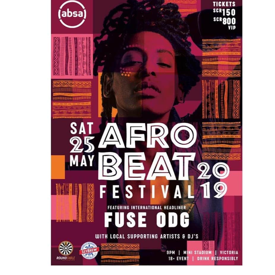 Fuse ODGさんのインスタグラム写真 - (Fuse ODGInstagram)「Seychelles 🌍. Full vibes THIS SATURDAY!! A ra ra ra!! 💪🏿 #AfrobeatFestival2019 #Africa #NewAfrica」5月24日 19時02分 - fuseodg