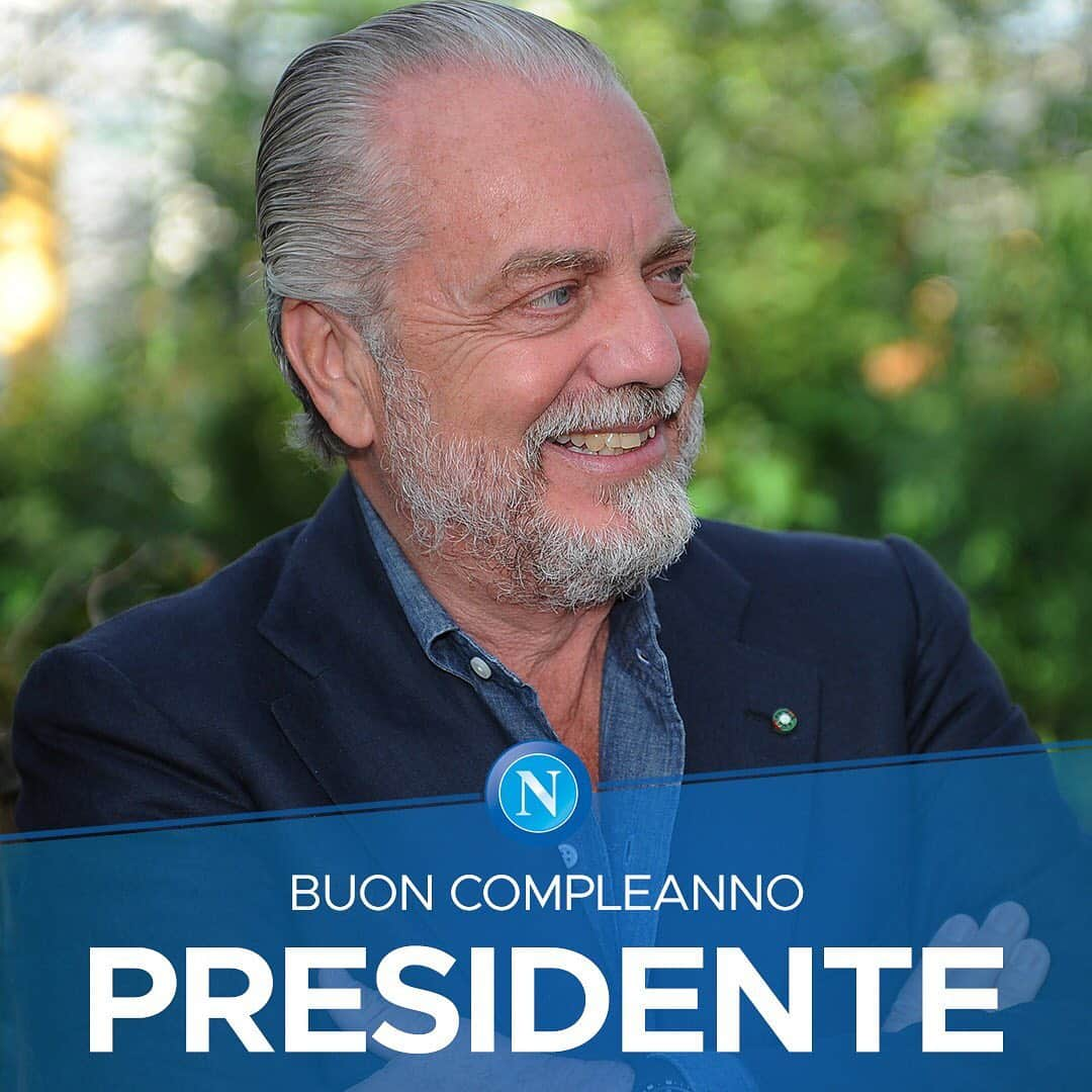 SSCナポリさんのインスタグラム写真 - (SSCナポリInstagram)「🎂 Buon compleanno Presidente! 💙 #ForzaNapoliSempre」5月24日 19時36分 - officialsscnapoli