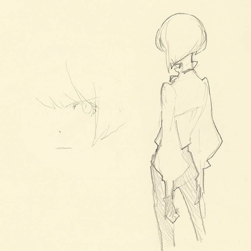 コヤマシゲトのインスタグラム：「Early Lio.  #PROMARE #プロメア #wip」