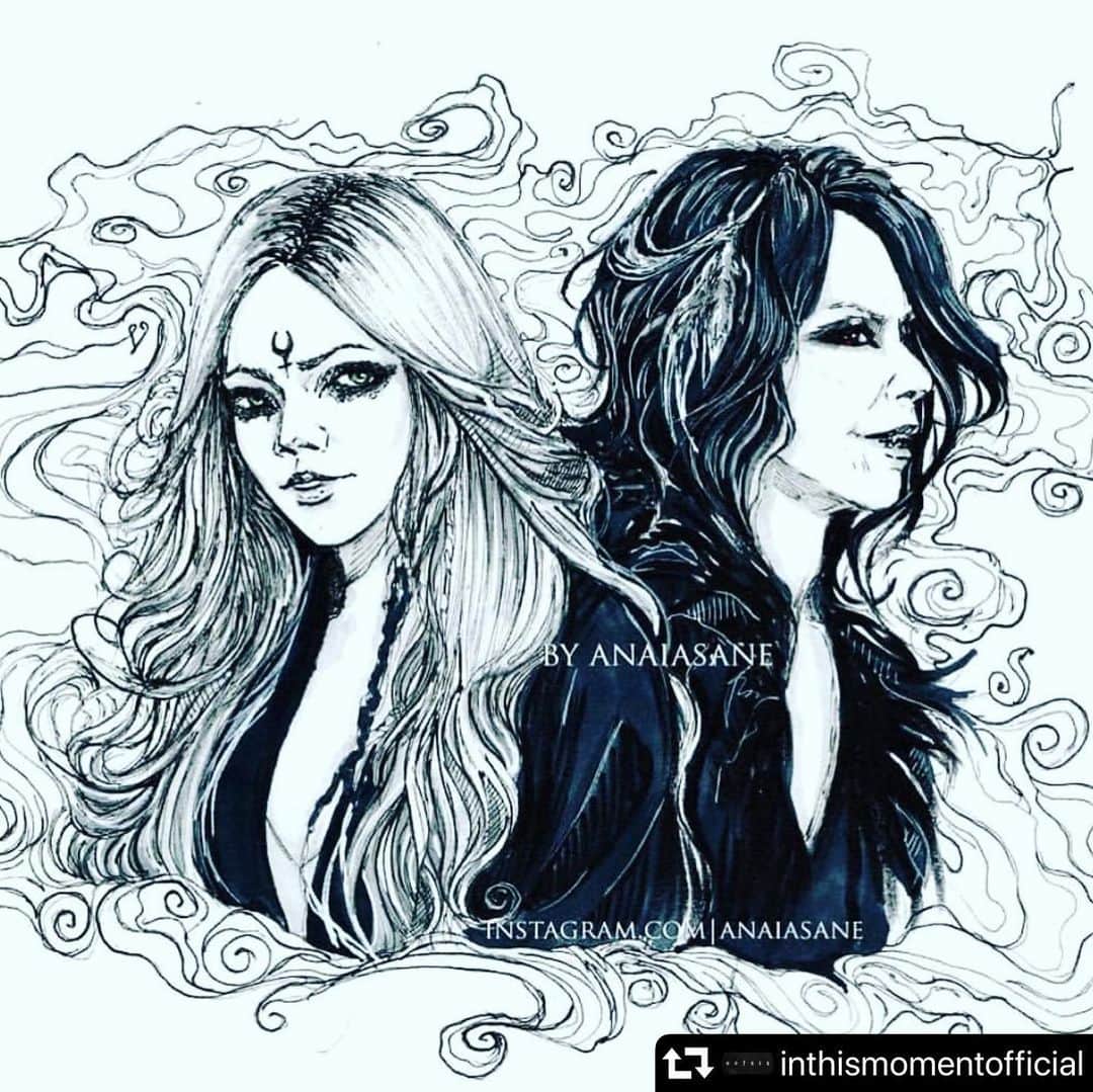 Hydeさんのインスタグラム写真 - (HydeInstagram)「I ♡ MARIA  #repost @inthismomentofficial ・・・ 𝔅𝔢𝔞𝔲𝔱𝔦𝔣𝔲𝔩 𝔞𝔯𝔱𝔴𝔬𝔯𝔨 𝔬𝔣 @mariabrinkofficial 𝔞𝔫𝔡 @hydeofficial 🌙 𝔜𝔬𝔲 𝔞𝔯𝔢 𝔞𝔩𝔩 𝔰𝔬 𝔱𝔞𝔩𝔢𝔫𝔱𝔢𝔡 🌌 𝔞𝔯𝔱 𝔟𝔶 #𝔞𝔫𝔞𝔦𝔞𝔰𝔞𝔫𝔢」5月24日 12時12分 - hydeofficial