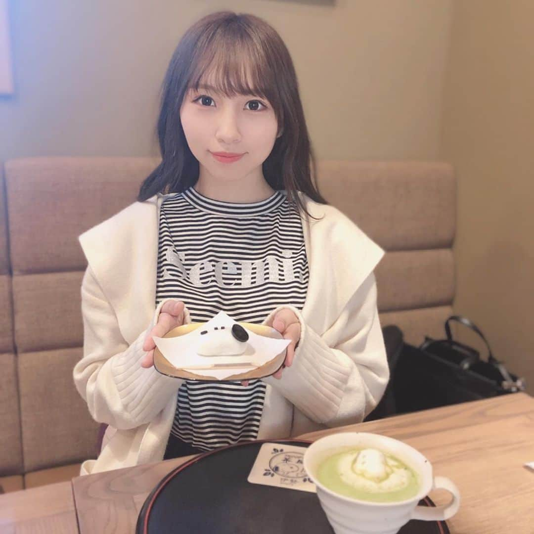 安藤笑さんのインスタグラム写真 - (安藤笑Instagram)「メニューも内装もかわいい🥺🍵 おかげ横丁にいったら行ってみてね❤︎ . . #おかげ横丁 #スヌーピー茶屋 #スヌーピー #かわいい #スヌーピー #おいしい」5月24日 12時28分 - emichii87