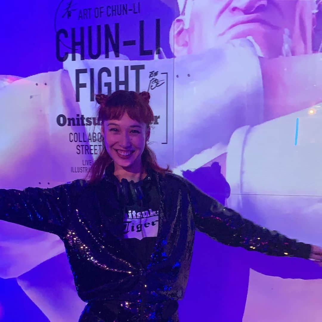 水原佑果さんのインスタグラム写真 - (水原佑果Instagram)「Fun night @onitsukatigerjp 🐯 Collabo with #streetfighter 🎮 #chunli 🔥🔥🔥Thank u🥁💜 #otgxsfvae #mexico66sd」5月24日 12時34分 - ashley_yuka