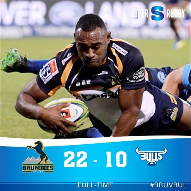 Super Rugbyさんのインスタグラム写真 - (Super RugbyInstagram)「FULL TIME: the Brumbies have taken  another win at home before hitting the road for the next round #SuperRugby #BRUvBUL」5月24日 20時29分 - superrugby