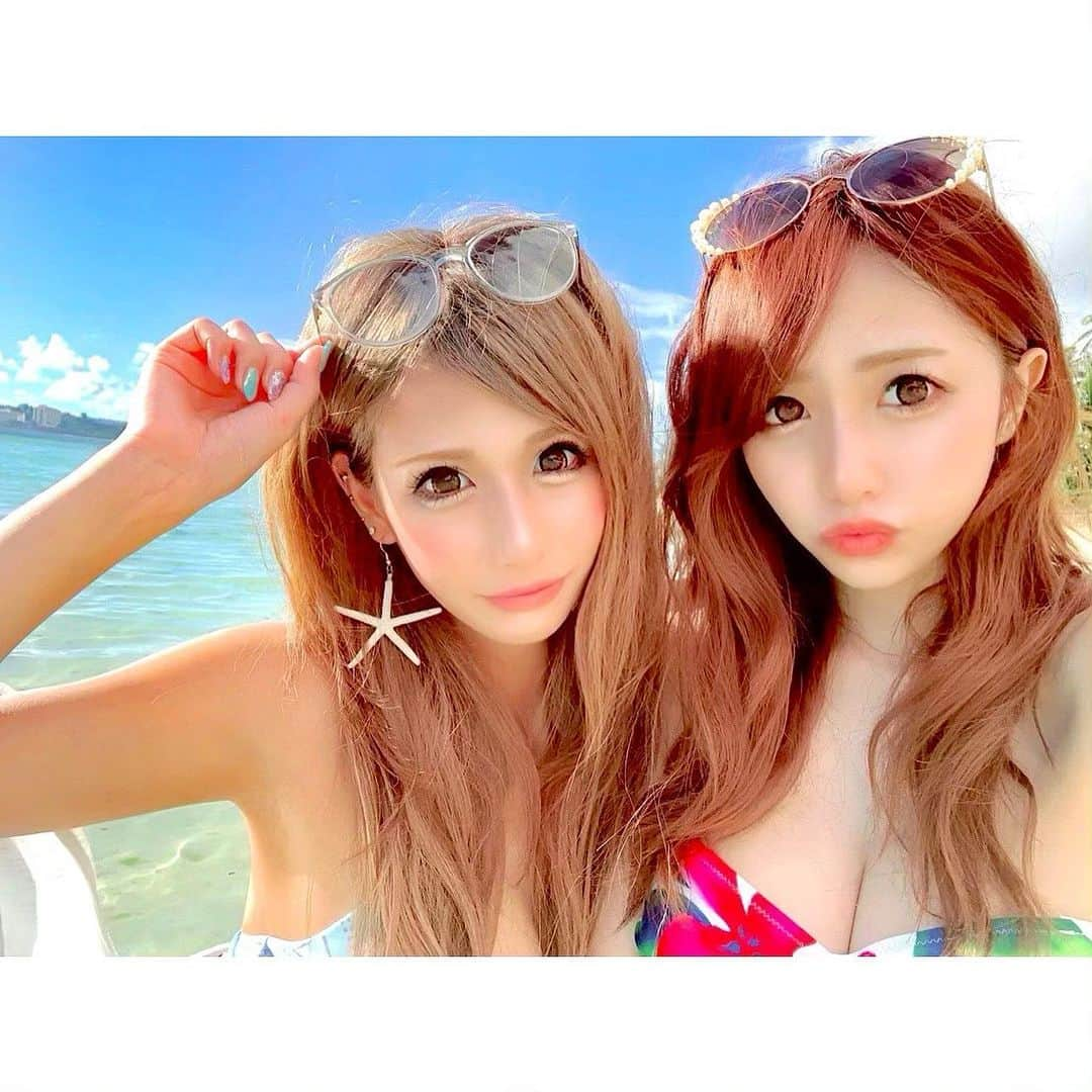 星河るいさんのインスタグラム写真 - (星河るいInstagram)「・ えりかぴんとグアム🌴✨ ・ 特に何もしてないけど 楽しかったーーっ⛱🐠 ・ #グアム#guam#女子旅#タモンビーチ#特に何もしてない#てかグアムなんもねえ#ただただグータラ#なんなら寝すぎ#気使わない仲最高」5月24日 20時29分 - ru0928