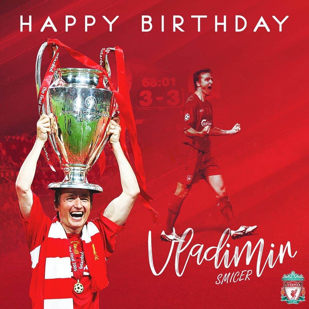 リヴァプールFCさんのインスタグラム写真 - (リヴァプールFCInstagram)「Happy birthday, Vladi! 🎉🎉🎉 #LFC #LiverpoolFC」5月24日 15時08分 - liverpoolfc