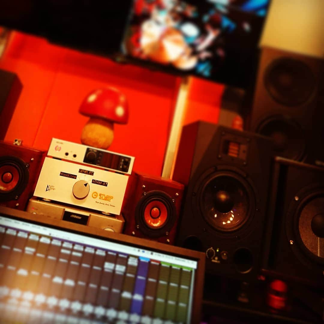 鈴木Daichi秀行さんのインスタグラム写真 - (鈴木Daichi秀行Instagram)「いろいろ録ってます。 #recording #studiolife  #adam #focal  #genelec  #protools #avid」5月24日 17時57分 - daichi307