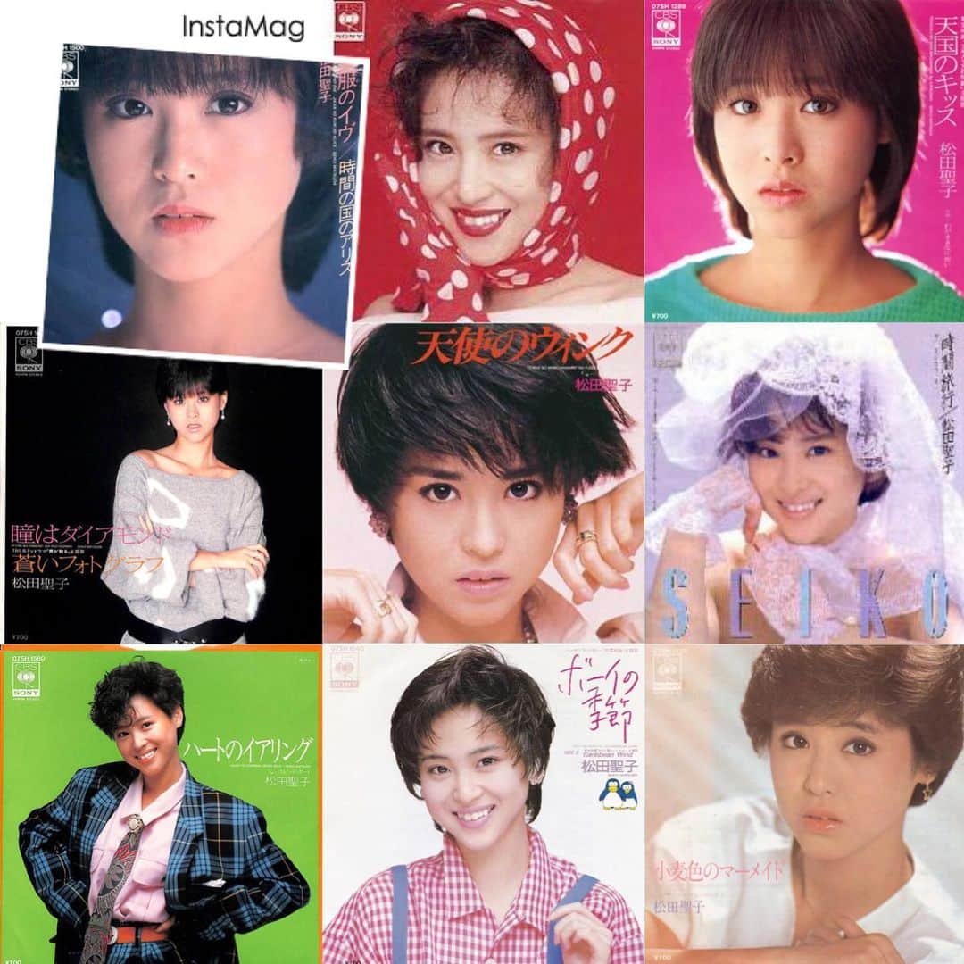 mra（ファンアカウント）のインスタグラム：「#松田聖子  令和になったことだし、最近好んで昭和歌謡を聴いてます😌 松田聖子さん… うわぁ‼️可愛いアイドルだったんですね😳 令和の世でも十分アイドルとしてやっていけそうな感じですね😉  皆さんの昭和アイドルはどなたですか⁉️ #聖子ちゃん  #昭和歌謡 #昭和アイドル」