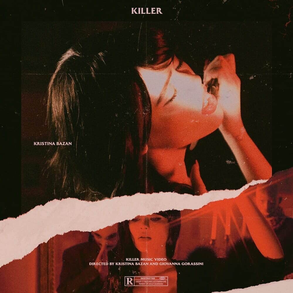 クリスティナ・バザンのインスタグラム：「KILLER Music Video 29.05.19 🔪 Next Wednesday, directed by @giovanna_gorassini and yours truly. Photography @elisaparron Art @apnotamber @hvhproductions @e47records」