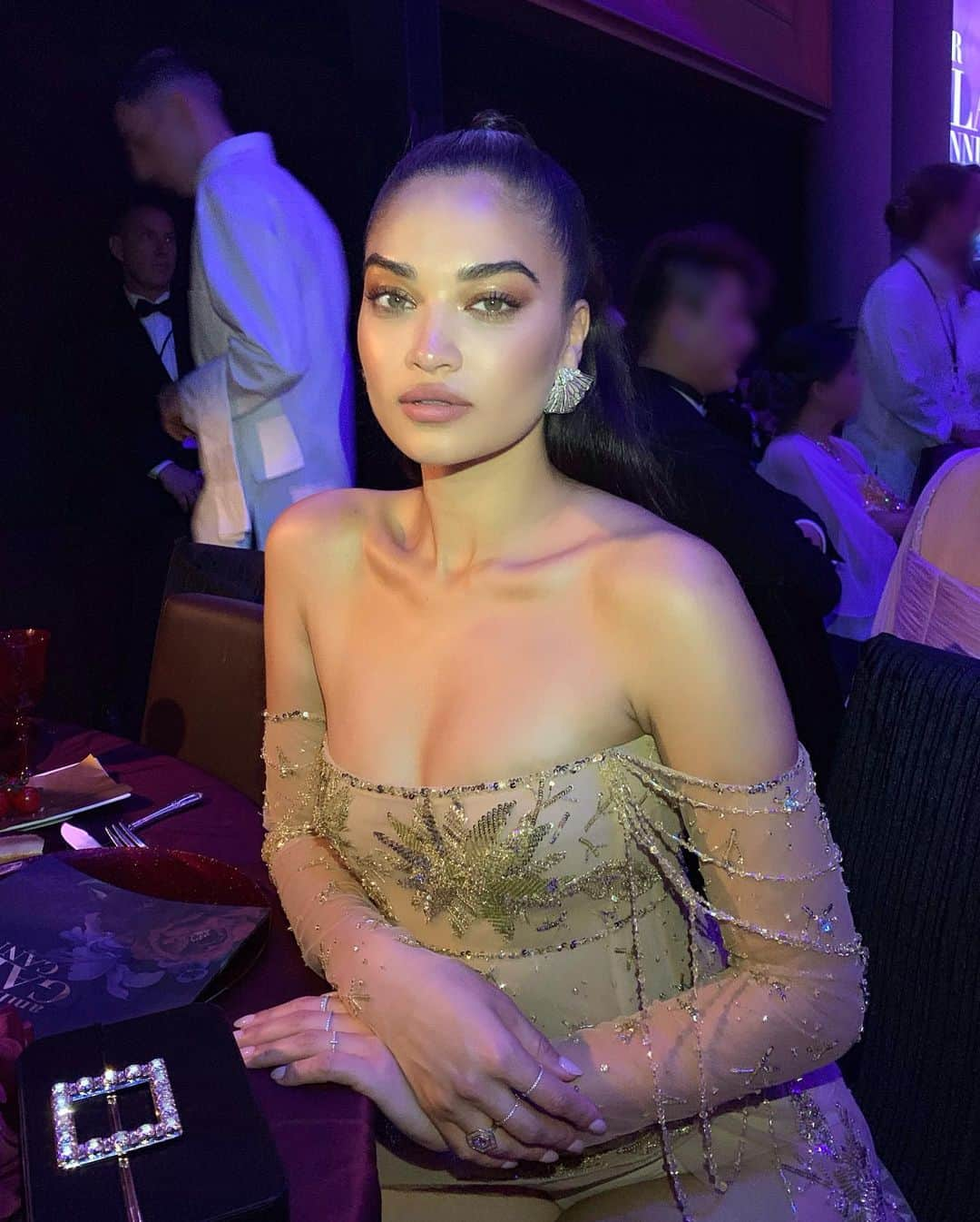 シャニーナ・シャイクさんのインスタグラム写真 - (シャニーナ・シャイクInstagram)「Last night was fun @amfar Cannes ✨🖤」5月24日 22時06分 - shaninamshaik