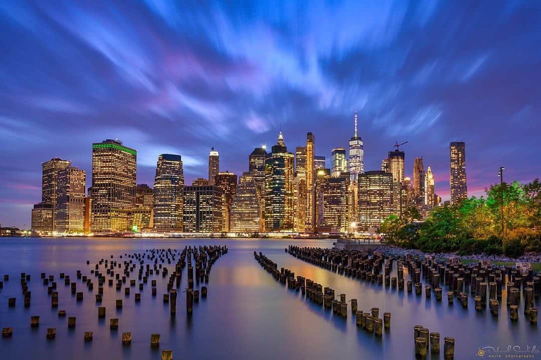 NikonUSAさんのインスタグラム写真 - (NikonUSAInstagram)「Photo by #NikonAmbassador @debsandidge: “The clouds stretched over Brooklyn Bridge Park during a two minute exposure. Photographed with my @nikonusa Z 7 and NIKKOR 24-70mm f/4 S lens. I love brilliant evenings like this, plus made new friends along the way. Have a wonderful day!” #NikonNoFilter #longexposure #brooklynbridgepark #bluehour #nyc」5月24日 22時09分 - nikonusa