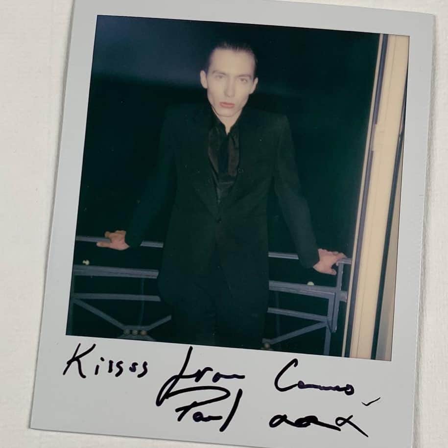 Vogue Parisさんのインスタグラム写真 - (Vogue ParisInstagram)「Polaroids from Cannes: @paulhameline who we met while he was getting ready to walk the Cannes red carpet in @YSL by @AnthonyVaccarello for Gaspard Noé’s film ‘Lux Æterna’ in which he stars. See the video with @micarganaraz now via our stories. #Cannes2019 #PaulHameline」5月24日 22時46分 - voguefrance