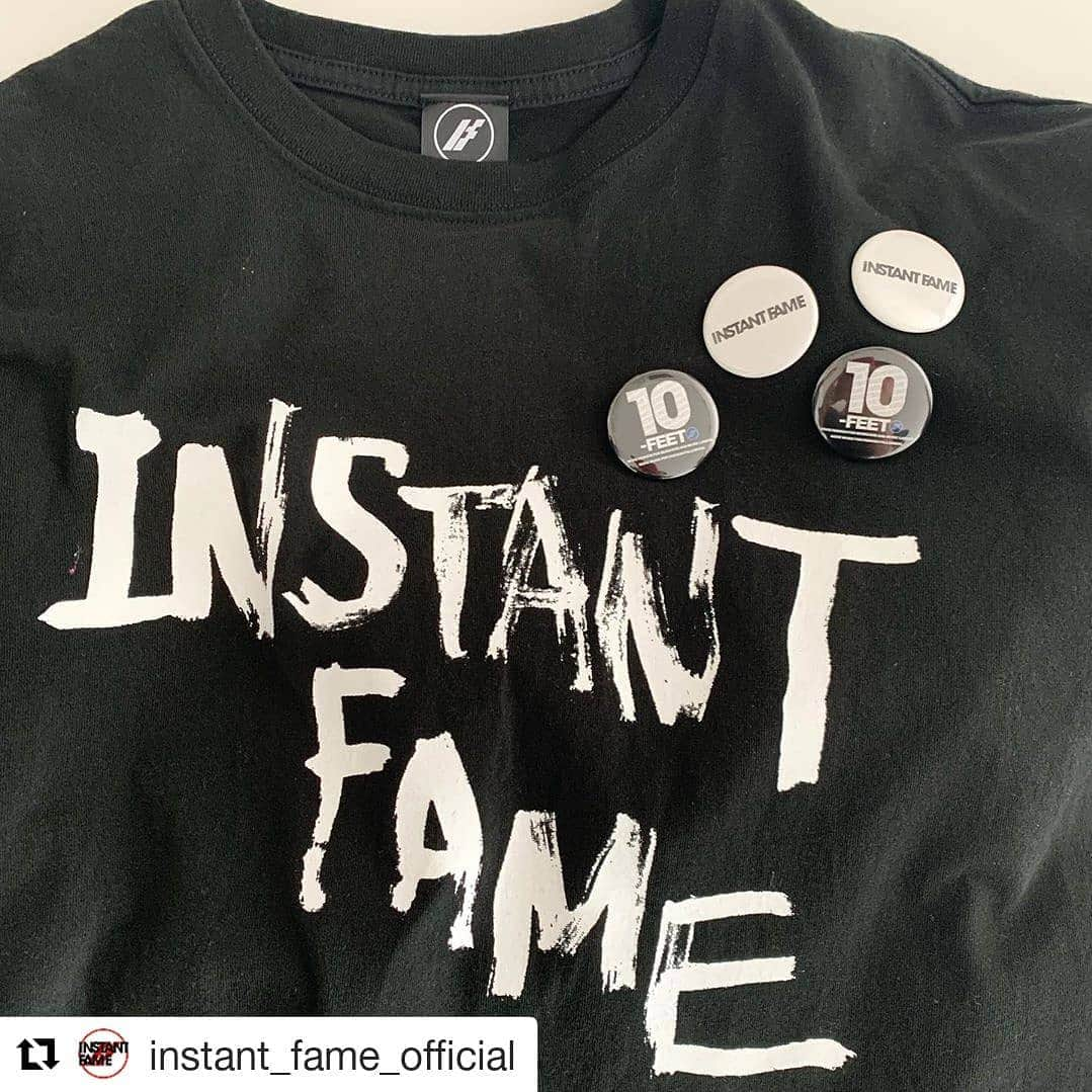 谷中敦さんのインスタグラム写真 - (谷中敦Instagram)「#Repost @instant_fame_official ・・・ ... INSTANT FAME feat. 10-FEET  フォロワー限定プレゼントのオリジナルノベルティは、 INSTANT FAME×10-FEETの缶バッジ！2個セット！！ . お買上げ頂いた方の中から抽選で200人さまにオリジナルノベルティをプレゼント！！ . . 応募方法は昨日の投稿をチェックお願いします！  #instantfame #インスタントフェイム #ノベルティ #缶バッジ #コラボ #谷中敦 #10feet #music」5月24日 23時20分 - a.yanaka