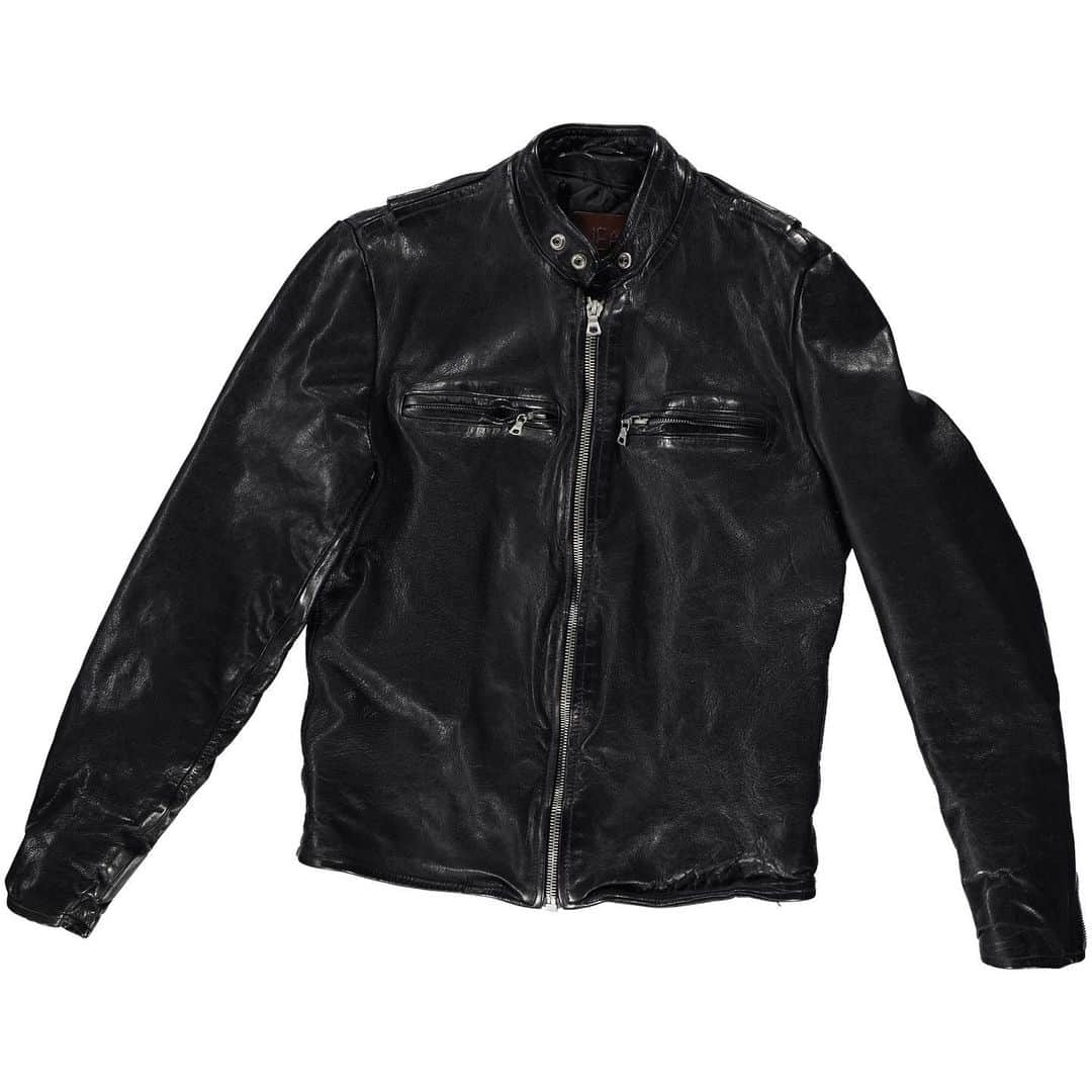 ジーンショップのインスタグラム：「**Update: SOLD** There’s only one left! (Size  Large) and it’s 60% off! Made in NYC #jeanshopnyc #jeanshop #madeinnyc #motorcyclejacket #mensstyle #ruggedstyle」