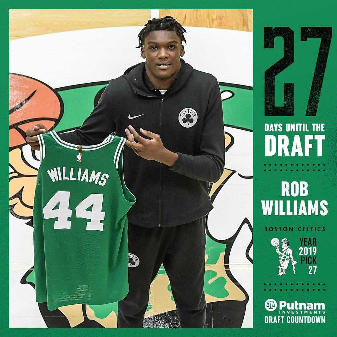 ボストン・セルティックスさんのインスタグラム写真 - (ボストン・セルティックスInstagram)「2⃣7⃣ days ‘til Draft day」5月24日 23時47分 - celtics