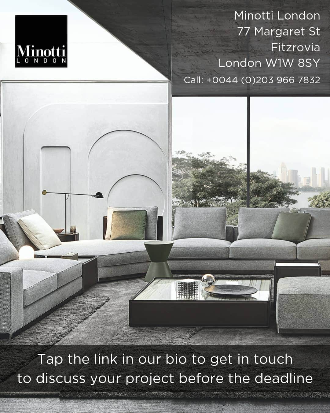 Minotti Londonさんのインスタグラム写真 - (Minotti LondonInstagram)「REMINDER: The deadline to place new furniture orders from Minotti Italy is approaching quickly.  New orders must be placed by Monday 3rd June 2019 to ensure that your order completes production and ships to you from Milan before Minotti Italy closes for the summer.  Tap the link in our bio to speak to our team about your project.  #furniture #designs #furnituremaker #interior #interiordesign #luxurydesign #designer #luxuryinteriors #designinspiration #luxurylife #interiordesigninspiration #furnituredesign #designers #interiors #interiorstyling #design #interiordesigner #luxurylifestyle #london」5月25日 1時20分 - minottilondon